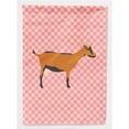 thumbnail image 1 of Carolines Treasures BB7888CHF Oberhasli Goat Drapeau de Maison en Toile à Carreaux Roses, 1 of 4