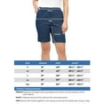 thumbnail image 3 of Turtle Bay New York Womens Lightweight Pull On Denim Shorts Elastic Waist Plus Size, 3 of 8