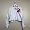 thumbnail image 4 of Calvin Klein Women's Logo Long Sleeve Cinched Sweatshirt Medium Pink M, $60 NWT, 4 of 5