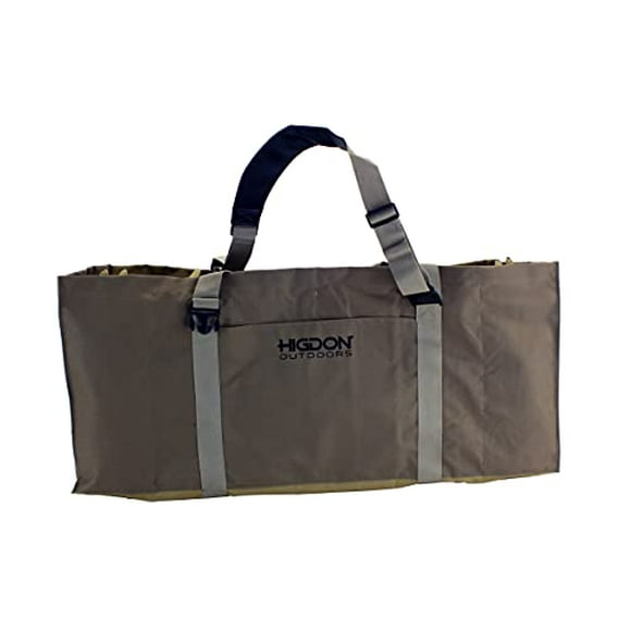 Higdon Outdoors 12-Slot Duck Decoy Bag, Mag to Super Mag, Brown, One Size
