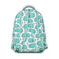 thumbnail image 3 of Green Hedgehog Backpack for School,Cute School Bag,Schoolbag with Adjustable Shoulder Straps & Padded Back,15.3"x11"x7.1".﻿, 3 of 6