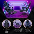 thumbnail image 4 of Silla Gamer Ergonómica IG642 Reclinable hasta 135°  Soporta hasta 120 kg con reposapies y Cojines para Soporte de Cuello y Lumbar Silla de Oficina y Escritorio Ejecutiva, 4 of 8