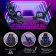 thumbnail image 4 of Silla Gamer Ergonómica IG642 Reclinable hasta 135°  Soporta hasta 120 kg con reposapies y Cojines para Soporte de Cuello y Lumbar Silla de Oficina y Escritorio Ejecutiva, 4 of 8