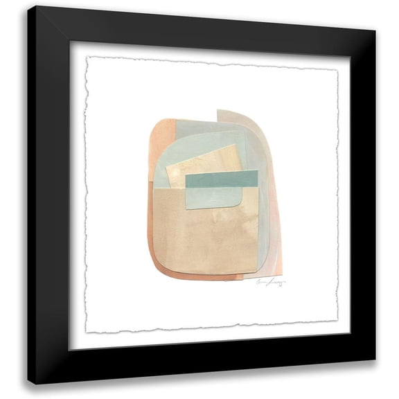 Scarvey, Emma 12x12 Black Modern Framed Museum Art Print Titled - Color Structure II