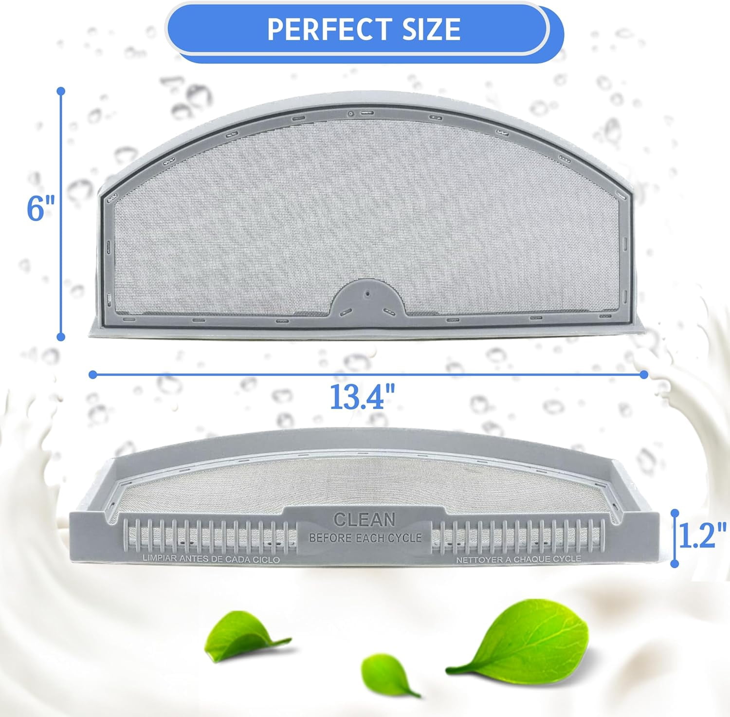 Replacement Lint Screen Filter for GE GTD42EASJ2WW, GTD42GASJ1WW, GTD42GASJ2WW, GTD45EASJ0WS, GTD45EASJ1WS Dryer
