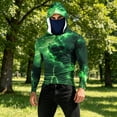 thumbnail image 4 of Yaoyar Sun Protection Hoodie for Men Fashion Graphic Shirt with Mask Long Sleeve Breathable Shirts Slim Fit Tops 2026, 4 of 5