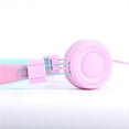 thumbnail image 4 of Auriculares para Niños Auriculares con Cable Colorido Laptop Tablet Teléfono para Aprender Clase en Línea Auriculares, Rosa, 4 of 8
