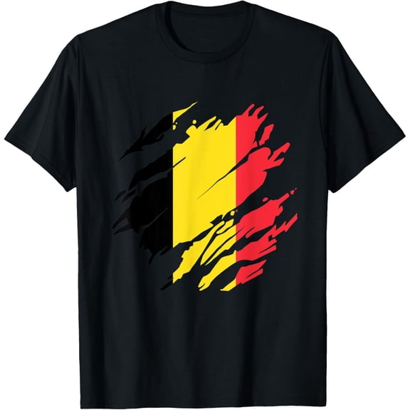 men and women can wear,Belgian Flag Belgium T-Shirt