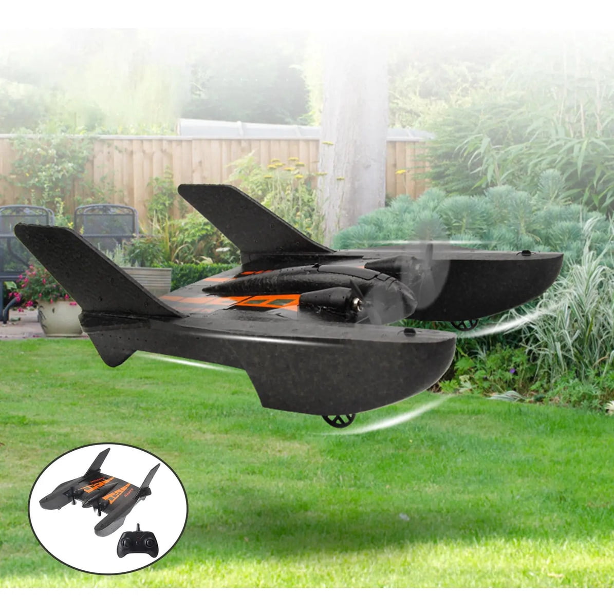 Rc Airplane 2 In 1 Control Spaceship Glider
