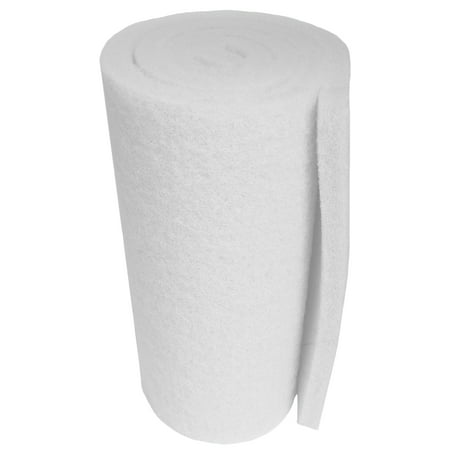 White Classic Koi Pond FINE Filter Roll - 18 inch by 72 inch Long by
