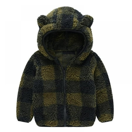 

BULLPIANO 1-6Years Baby Boys Girls Winter Coats Thick Hooded Down Kids Infants Toddlers Winter Long Sleeve Thick Warm Coat Outer Clothing