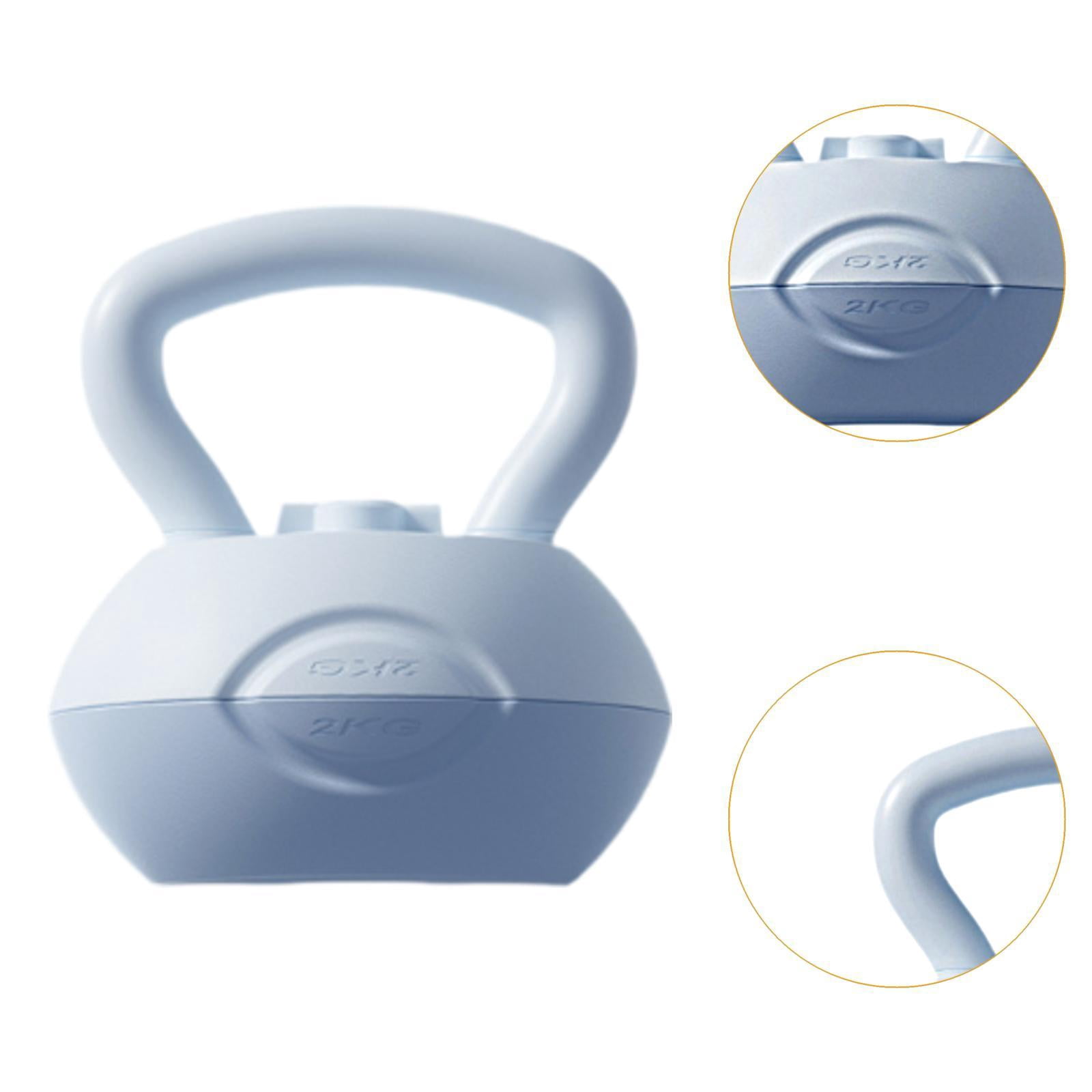 Water Filled Kettlebell Body Exercise Kettlebell Adjustable Weight Home Gym Fitness for Women and Yoga Workouts