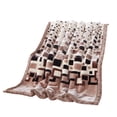 thumbnail image 2 of COM1950s Raschel Blanket, Super Soft Fleece Blanket, Double Layer Warm and Cozy Blanket for Bed Couch Sofa, Luxurious Thick Fuzzy Throw for All Seasons, 59"x79", 2 of 7