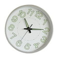 thumbnail image 3 of Reloj De Pared Luminoso De 12 Pulgadas, Movimiento Silencioso, Hora Precisa, Fácil De Leer, Resistente Y Duradero, Perfecto Para Decoración De Dormitorio, Sala De, 3 of 8