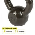 thumbnail image 5 of PRCTZ, 10lb Solid Cast Iron Kettlebell, Single, 5 of 5