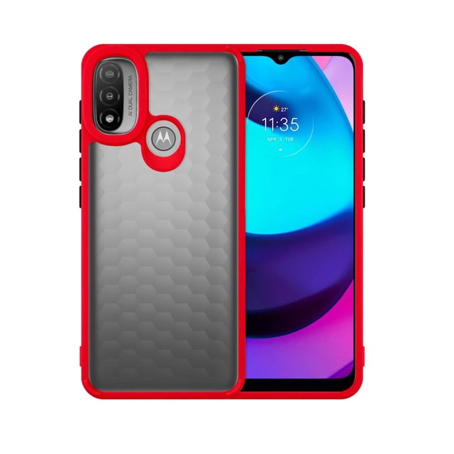 Funda Acrigel Contorno Color Uso Rudo para Moto E20/E30/E40