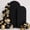 Black, variant on Festapza Polyester Backdrop arch cove 2-Sided (6FT, 6.6FT) Set of 2 for Wedding Party White