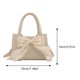 thumbnail image 2 of Bolso Mano para Mujer WDOplteas Hobo Elegante con Lazo PU Gran Capacidad Color Sólido, 2 of 9