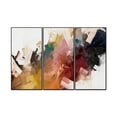 thumbnail image 2 of Whiteline Modern Living Luz 3-Piece 48"x24" (each) Canvas Wall Art, Black PS Frame, 2 of 2