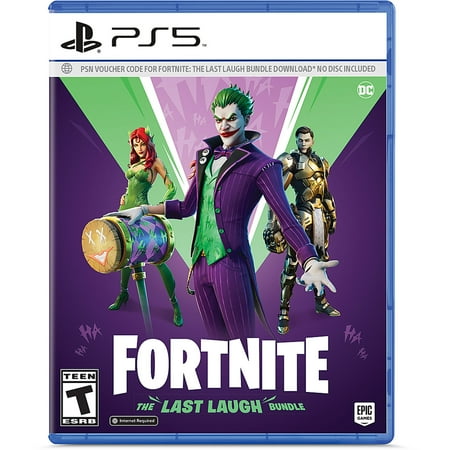 Fortnite The Last Laugh and Spider-Man: Miles Morales for PlayStation 5 - Two Game Bundle