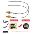 thumbnail image 4 of 2PCS RF0.81 IPEX 4 to External Thread Internal Pin for M.2 WiFi Network Card Wireless Module, 4 of 4