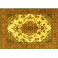 thumbnail image 1 of Ahgly Company Indoor Rectangle Medallion Yellow Traditional Area Rugs, 8' x 10', 1 of 4