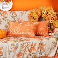 thumbnail image 4 of Fall Throw Pillow Covers 12x20 Set of 2 Farmhouse Hello Fall Maple Leaves Decorations Cushion Cover for Sofa Couch, 4 of 6