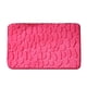 thumbnail image 1 of Alfombra para inodoro Hogar Hotel Baño Absorción de agua Alfombra antideslizante Alfombra de área de fibra química, Rosa roja, 40x60cm Yuarrent HA001838-04, 1 of 6
