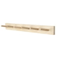 thumbnail image 1 of neatfreak! Wall-Mounted 6-Peg Wood Hook Rack, Natural, 1 Piece, 1 of 10