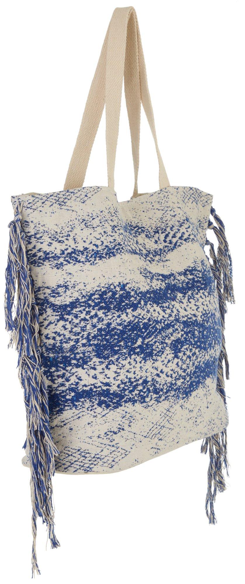 Magid Women's Beach Tote with Side Fringes - image 3 of 4