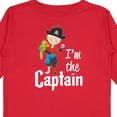 thumbnail image 4 of Inktastic I'm the Captain- Pirate Boy Boys Long Sleeve Toddler T-Shirt, 4 of 5