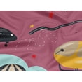 thumbnail image 6 of oneOone Rayon Pink Fabric Airplane Nursery Kids Sewing Craft Projects Fabric Prints By Yard 56 Inch Wide, 6 of 8
