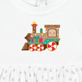 thumbnail image 4 of Inktastic Christmas Train Girls Baby Dress, 4 of 5