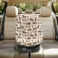 thumbnail image 2 of KUIFORTI Car Seat Sun Shade Cover Baby, Western Cowboy Car Seat Cover Blocks Out Heat & Sun, Keeps Your Toddler Baby Seat Cooling, Reflective Baby Seat Covers, Universal Most Baby Car Seats, 2 of 7