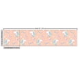 thumbnail image 3 of Ambesonne Fantasy Fabric by the Yard Upholstery, Unicorn Flowers Stars Art, 1 Yard, Blush Pistachio Green, 3 of 5