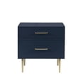 thumbnail image 5 of Linon Galena 2-Drawer Nightstand, Navy, 5 of 15