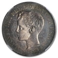 thumbnail image 2 of 1895 Puerto Rico Silver Peso Choice AU-58 NGC, 2 of 3