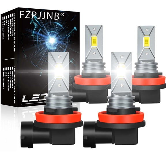 FZPJJNB For Chevrolet Impala 2006-2013 LED Headlight Bulbs Kit,H11 Fog Light Combo,6000k Bright White