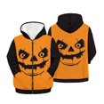 thumbnail image 6 of Psesaysky Boys Graphic Zip Up Hoodies Sweatshirt with Pockets Kids Hooded Coat Casual Outerwear Halloween Pumpkin Print 6-7 Years, 6 of 7
