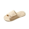 thumbnail image 2 of Willtoo Women's Orthopedic Slippers with Arch Support Comfy Adjustable Memory Foam Open Toe House Slippers Bedroom Shoes for Plantar Fasciitis Indoor Outdoor, 2 of 4