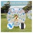 thumbnail image 4 of Bumper Ball 4FT - Inflatable Sumo Zorb Ball for Teens & Adults, 0.8mm PVC Outdoor Bubble Soccer Ball for Yard, Park Team Play, Durable Bopper Toy, 4 of 7