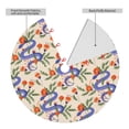 thumbnail image 2 of Picia Snake Print Christmas Tree Skirt , Christmas Tree Skirt Ornaments for Merry Christmas Holiday Party Decorations Indoor Outdoor-36", 2 of 7