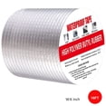 thumbnail image 2 of Outdoor Waterproof Butyl Tape,Newest All-Round Sealing Tape Leak Repair Tape, Aluminum Butyl Repair Tape VOC-Free for Pipe RV Awning Sail Roof Window Sealing Boat Sealing, 2 of 8