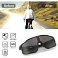 thumbnail image 4 of FEISEDY Sports Sunglasses for Men, Women and Teens - Baseball, Biking, Cycling UV400 Protection B2388, 4 of 8