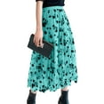 thumbnail image 2 of Vedolay Skirt For Women Trendy Women's Pleated A-Line High Waist Swing Flare Midi Skirt,A 4XL, 2 of 4