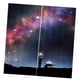 thumbnail image 1 of Cortinas sedosas con estampado 3D anti-UV para sala de estar, 14 x 165 cm, 2 paneles/juego Cielo estrellado, 1 of 8