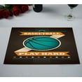 thumbnail image 2 of ABPHQTO Baloncesto Poster Design Mantel individual 30x45 cm Juego de 2 manteles individuales de mesa, 2 of 2
