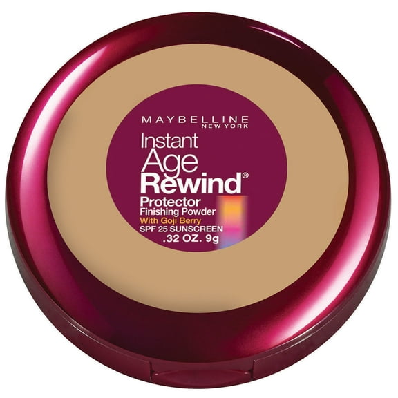 Maybelline New York Instant Age Rewind Protector Finishing Powder, 50 Natural Beige, 0.32 Oz.