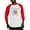 Red/White, variant on CafePress - Bachelor Party Checklist Spray Painted Baseball Je - Cotton Baseball Jersey, 3/4 Raglan Sleeve Shirt