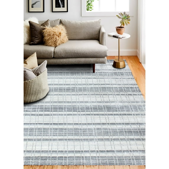 Bashian Zada Contemporary Striped Area Rug